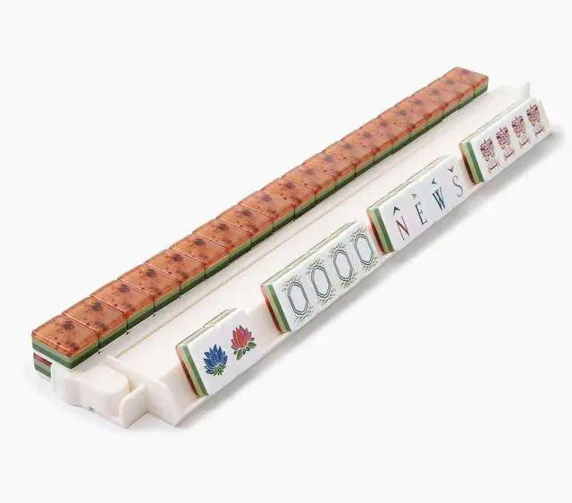 Alt view image 4 of 7 - American Mahjong Tiles,160 Acrylic Engraved Layered,Tree-pattern Print