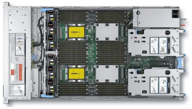 Alt view image 2 of 6 - Dell R840 Server, 2 Heat Sinks, No Internal Components, Disks, Cards, Power Supply, 2U, Brand - new and In - stock
