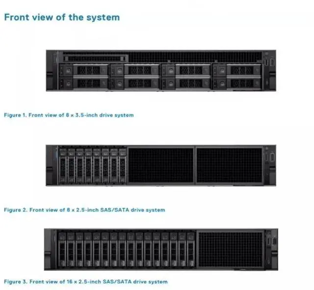 Alt view image 4 of 6 - Dell R550 Server - No CPU, No Heatsink, No Disk, No RAID Card, No Power Supply, 2U 2.5"/16 Drive bays