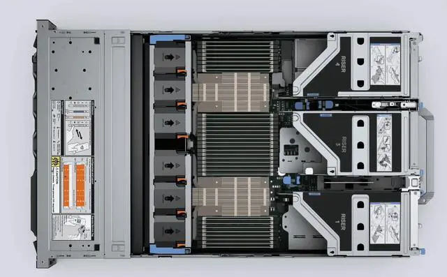 Alt view image 4 of 5 - Dell R750XS Server - 2U, No CPU, No Heatsink, Diskless, No RAID Card, No Power Supply 2.5/8 Bays