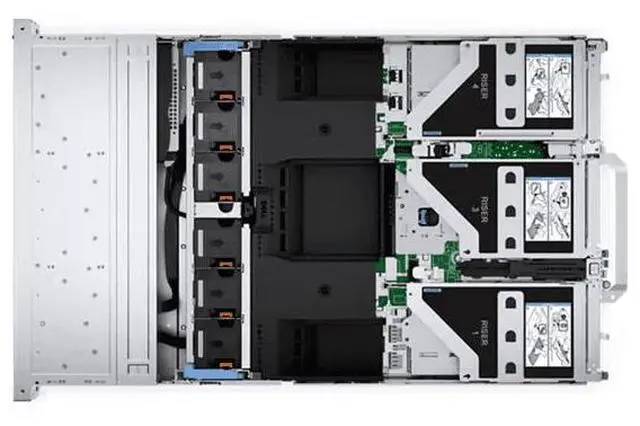 Alt view image 2 of 7 - Energy - Efficient Dell R760 Server: Low Power, No CPU, Heatsink, Disk, RAID Card or Power - Perfect for Custom Configurations 16 Bays 2.5"