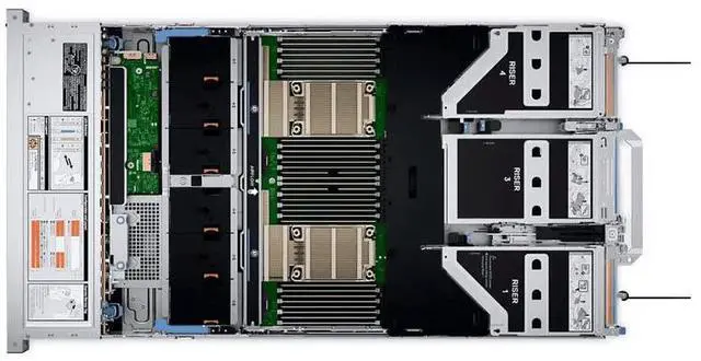 Alt view image 6 of 6 - New 2U Dell R860 Server - No CPU, Memory, Disk, RAID Card, Power Supply - In Stock 2.5"/16 Bays