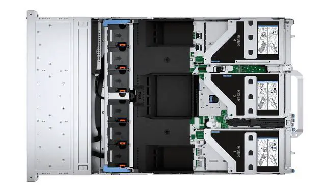 Alt view image 4 of 5 - New Dell R770 Barebone Server - No CPU, Memory, Disk, RAID Card, Power Supply - In Stock 16 2.5-inch bays + 8 NVMe slots