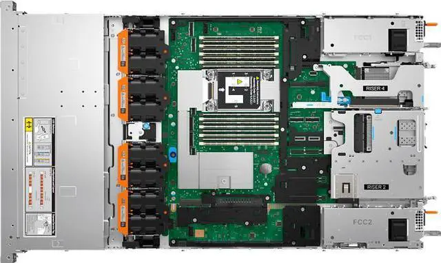 Alt view image 5 of 5 - New Dell R470 Server-Panel, Single Standard Heat Sink, Gold-Class Fan, H965i Controller, RIS6, Slide Rails, 2x800W Power Supplies