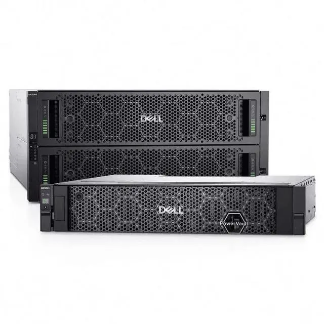 Alt view image 2 of 6 - New & In - Stock Dell 5U ME5084 (84 x 3.5 - inch Drive Bays) Storage - Dual - Controller, Dual Power Supplies, Slide Rails, FC, 3 - Year Warranty SAS