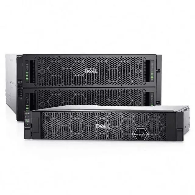Alt view image 2 of 6 - New & In - Stock Dell 5U ME5084 (84 x 3.5 - inch Drive Bays) Storage - Dual - Controller, Dual Power Supplies, Slide Rails, FC, 3 - Year Warranty ISCSI