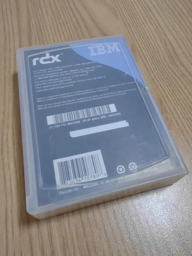 Alt view image 5 of 6 - 46C2335 IBM RDX 1TB Removable Data Cartridge 3 Years Warranty
