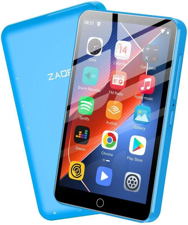 Main image of 80GB MP3 Player with Bluetooth and WiFi,  4" HD Full Touch Screen MP3 Player with Spotify, Amazon Music,YouTube,Pandora,Libby,Android MP4 Music Player for Kids