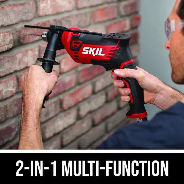 Alt view image 3 of 6 - 7.5-Amp 1/2-Inch Corded Hammer Drill - HD182001