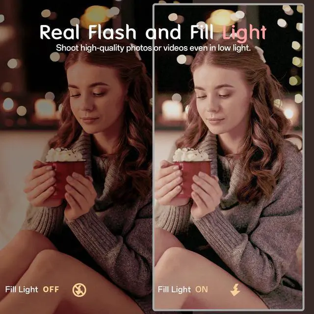 Alt view image 5 of 7 - Digital Camera, 4K Vlogging Camera with 64MP, Point and Shoot Digital Cameras with 18X Zoom, Anti-Shake, Mode Dial, 32GB SD Card, Card Reader, Charger, Compact Small Cameras, Pink