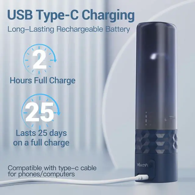 Alt view image 6 of 7 - Upgraded 2-in-1 Electric Toothbrush with Water Flosser, Ultrasonic Cleaning & 3+4 Smart Modes, Portable Oral Irrigator with Point-Jet, Rechargeable IPX7 Waterproof for Home & Travel Use