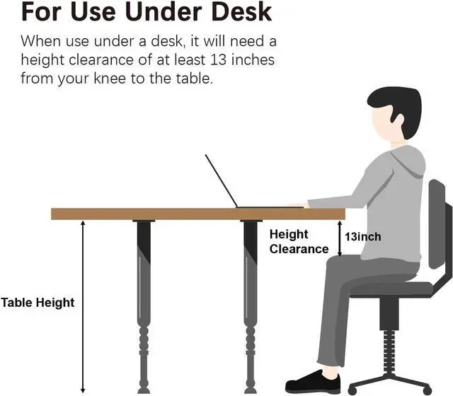 Alt view image 5 of 7 - Mini Exercise Bike, Under Desk Bike Pedal Exerciser Portable Foot Cycle Arm & Leg Peddler Machine with LCD Screen Displays
