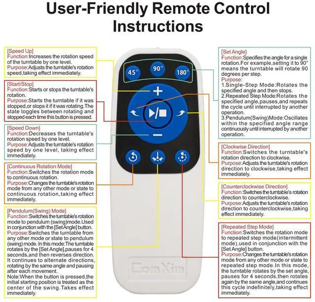 Alt view image 7 of 7 - 12.6Inch/350lbs Capacity Electric Motorized Turntable,Remote Rotating Display Stand ,Large Rotating Platform,Photography Turntable,Heavy Duty Display Turntables for Photography,3D Scanner,Exhibition