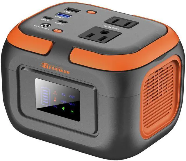 Main image of Portable Power Station 120W, 110V Power Bank with AC Outlet, Portable Generator 97.6Wh External Battery Power Pack with USB C Input for Camping Home Van Life Adventure Backup
