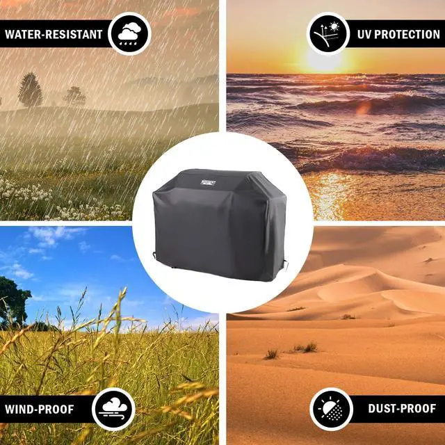 Alt view image 3 of 6 - Heavy Duty Gas BBQ Grill Cover,62-inches for Grill Models Denali 405 and Denali 425, 77352, SKU 96083