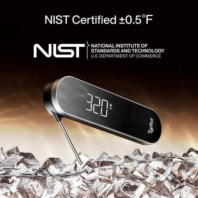 Alt view image 4 of 6 - InstaProbe Core 0.5 Sec Instant Read Meat Thermometer Digital with Readable Display in Sunlight for Cooking, Professional Thermometer with IP67 Waterproof for Grill, BBQ, Cooking, Smoker
