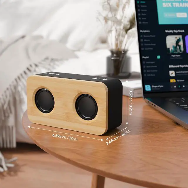 Alt view image 5 of 6 - Portable Bluetooth Speaker Wireless,20W(Peak) Bluetooth Speaker with TWS, AUX, TF Card,Wireless Speaker with BT5.3,7H Playtime for Home Party Outdoors Gifts