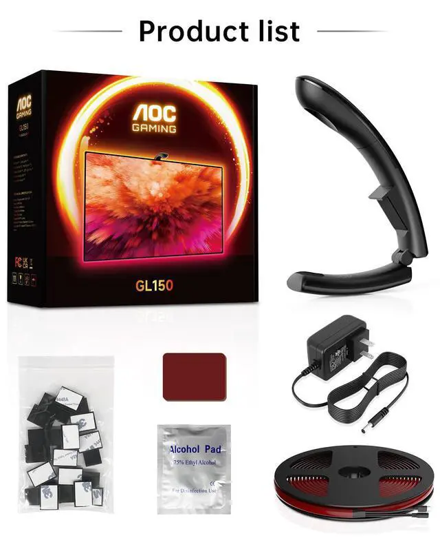 Alt view image 5 of 5 - TV LED Backlight, TV Lights That Change with TVs for 55-65 inch Screen, RGB Strip Lighting with Sensor, Syncs Behind The Monitor, Smart App Control, Movie Game Music & DIY Mode, 14.8FT