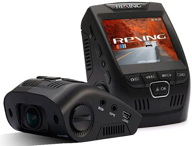 Main image of V1 Basic Dash Cam 1080P FHD DVR Car Driving Recorder, 2.4" LCD Screen 170°Wide Angle, G-Sensor, WDR, Parking Monitor, Loop Recording