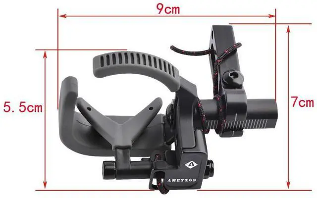 Alt view image 2 of 7 - SHARROW Arrow Rest Archery Arrow Launcher Rest Right-Handed Aluminum Alloy Drop Away Arrow Rest for Compound Bow Hunting Target Shooting Accessory
