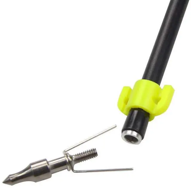 Alt view image 7 of 7 - SHARROW Archery 6pcs/12pcs Fishing Hunting Arrows 30.5inch Bow Fishing Fiberglass Arrows with Safety Slides for Compound Recurve Bows Long Bows (12pcs)