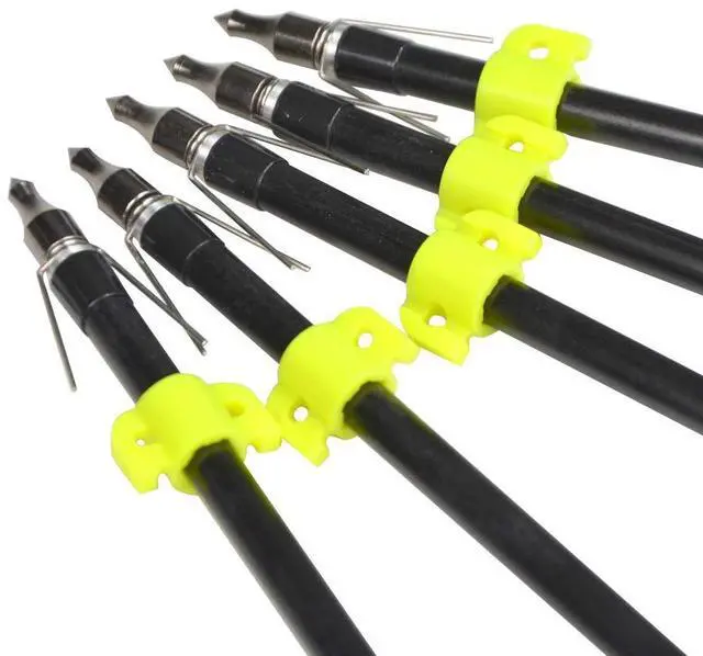Alt view image 6 of 7 - SHARROW Archery 6pcs/12pcs Fishing Hunting Arrows 30.5inch Bow Fishing Fiberglass Arrows with Safety Slides for Compound Recurve Bows Long Bows (12pcs)