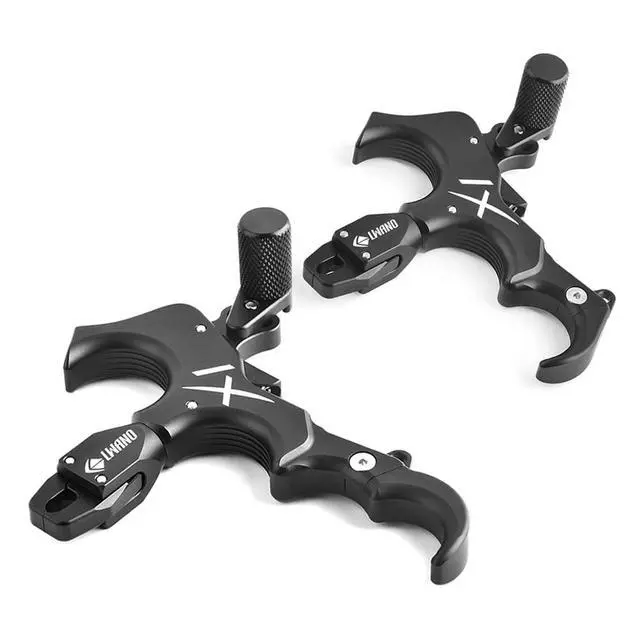 Alt view image 2 of 7 - SHARROW Archery Bow Release Aids 360° Rotatable Jaw 3&4 Finger Grip Adjustable Archery Thumb Release for Compound Bow (Only Bow Release)