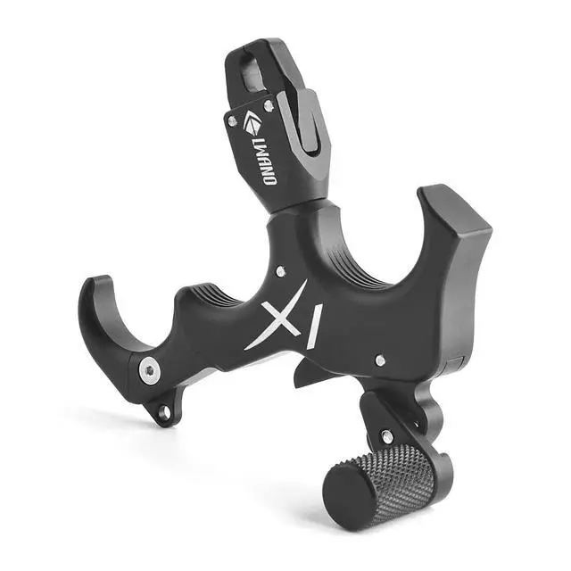Alt view image 5 of 7 - SHARROW Archery Bow Release Aids 360° Rotatable Jaw 3&4 Finger Grip Adjustable Archery Thumb Release for Compound Bow (Only Bow Release)