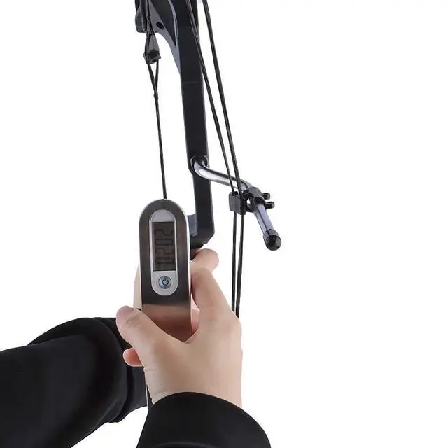 Alt view image 2 of 7 - SHARROW Archery Digital Scale 110 Lbs Bow Scale Portable Digital LCD Display Handheld Hanging Hunting Bow Regulate Tool for Compound and Recurve Bow