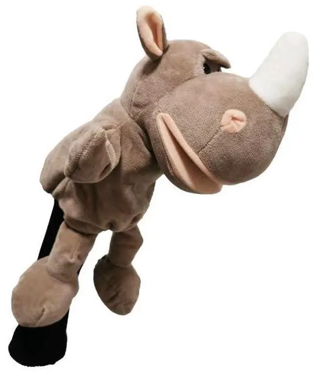 Main image of wolfman Golf Club Covers Driver Headcover Funny Cute Animal Golf Club Covers Stylish Protection for Clubs Golf Gear Driver for Men/Women/Youth (Rhino)