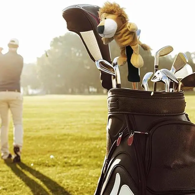 Alt view image 5 of 5 - wolfman Golf Club Covers Driver Headcover Funny Cute Animal Golf Club Covers Stylish Protection for Clubs Golf Gear Driver for Men/Women/Youth (Rhino)