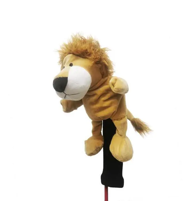 Main image of wolfman Golf Club Covers Driver Headcover Funny Cute Animal Golf Club Covers Stylish Protection for Clubs Golf Gear Driver for Men/Women/Youth (Yellow Lion)