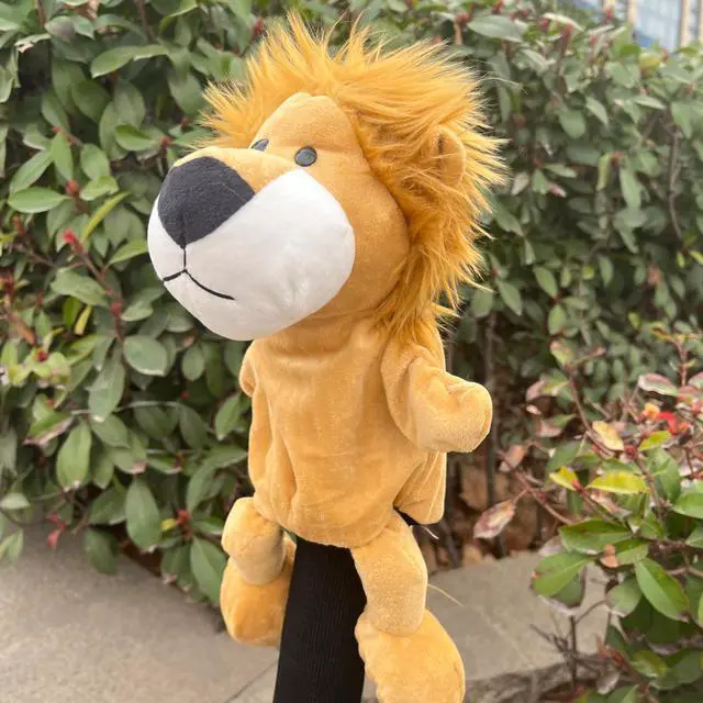 Alt view image 2 of 7 - wolfman Golf Club Covers Driver Headcover Funny Cute Animal Golf Club Covers Stylish Protection for Clubs Golf Gear Driver for Men/Women/Youth (Yellow Lion)