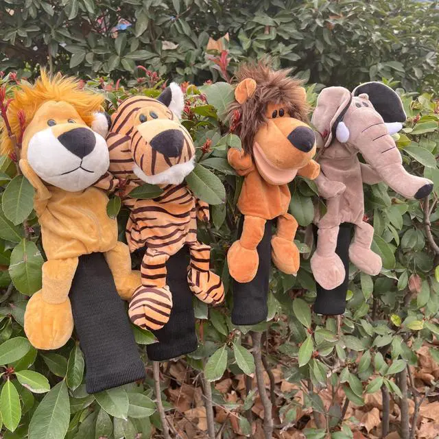 Alt view image 6 of 7 - wolfman Golf Club Covers Driver Headcover Funny Cute Animal Golf Club Covers Stylish Protection for Clubs Golf Gear Driver for Men/Women/Youth (Yellow Lion)