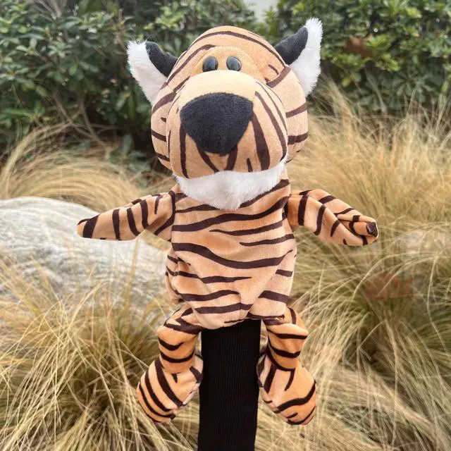 Alt view image 3 of 5 - wolfman Golf Club Covers Driver Headcover Funny Cute Animal Golf Club Covers Stylish Protection for Clubs Golf Gear Driver for Men/Women/Youth (Tiger)