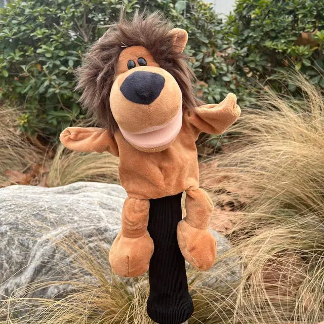 Alt view image 3 of 6 - wolfman Golf Club Covers Driver Headcover Funny Cute Animal Golf Club Covers Stylish Protection for Clubs Golf Gear Driver for Men/Women/Youth (Brown Lion)