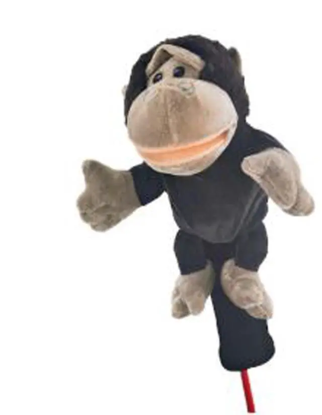 Main image of wolfman Golf Club Covers Driver Headcover Funny Cute Animal Golf Club Covers Stylish Protection for Clubs Golf Gear Driver for Men/Women/Youth (Gorilla)