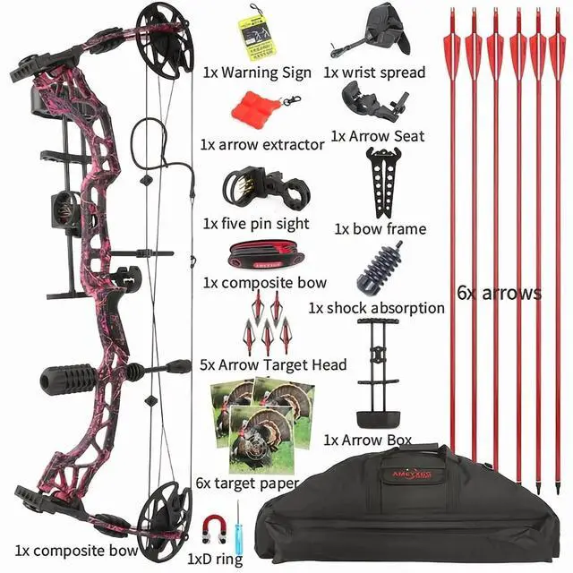 Main image of KANMEI QIN Compound Hunting Bow Archery for Beginning 35-70 lbs