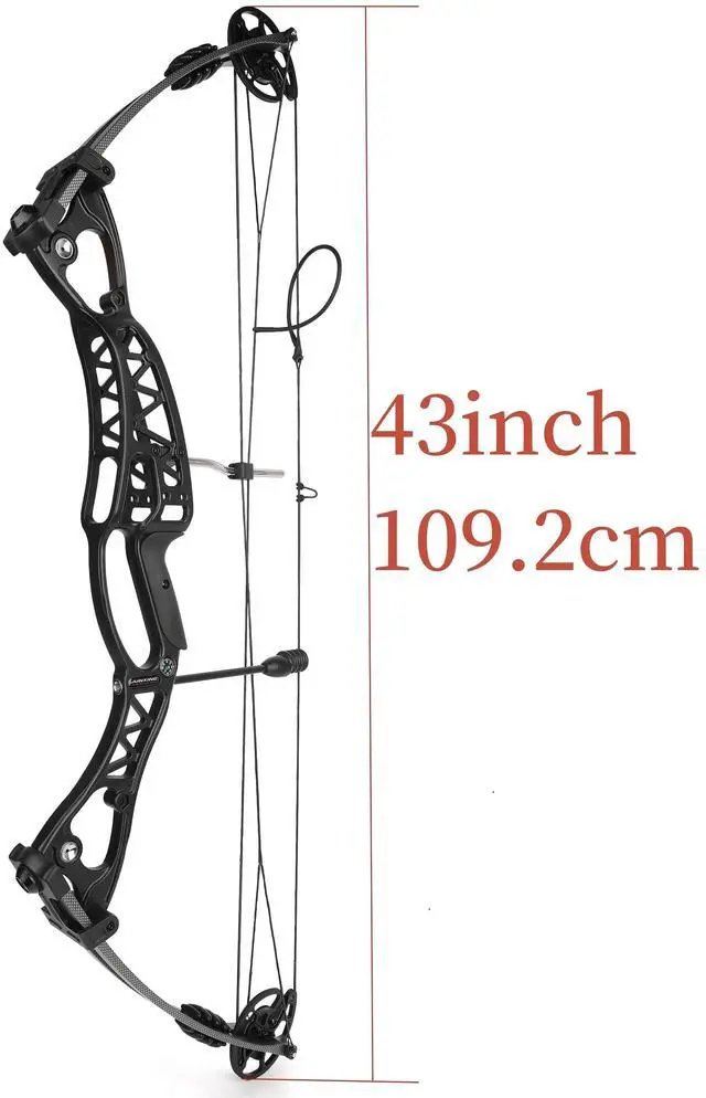 Alt view image 3 of 7 - JUNXING M106 Compound Bow Adjustable Hunting Bow Complete Package 40-60 lbs