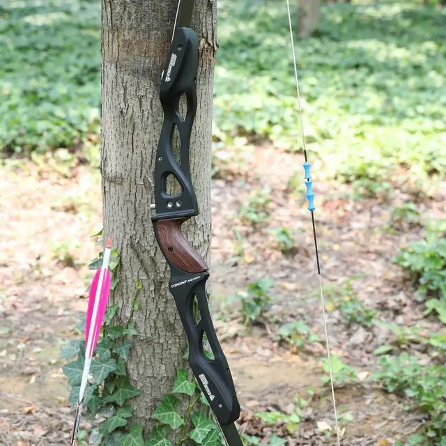 Alt view image 2 of 7 - TOPOINT ENDEAVOR R10 25" ILF Target Bow Recurve Bow 36 lbs