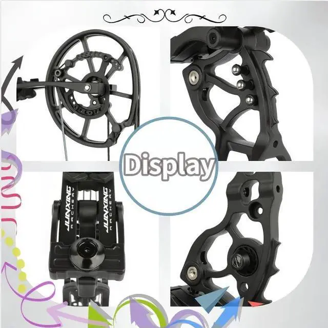 Alt view image 5 of 7 - JUNXING Archery Compound Bow Alloy Dual-Use Steel Ball 20-70lbs