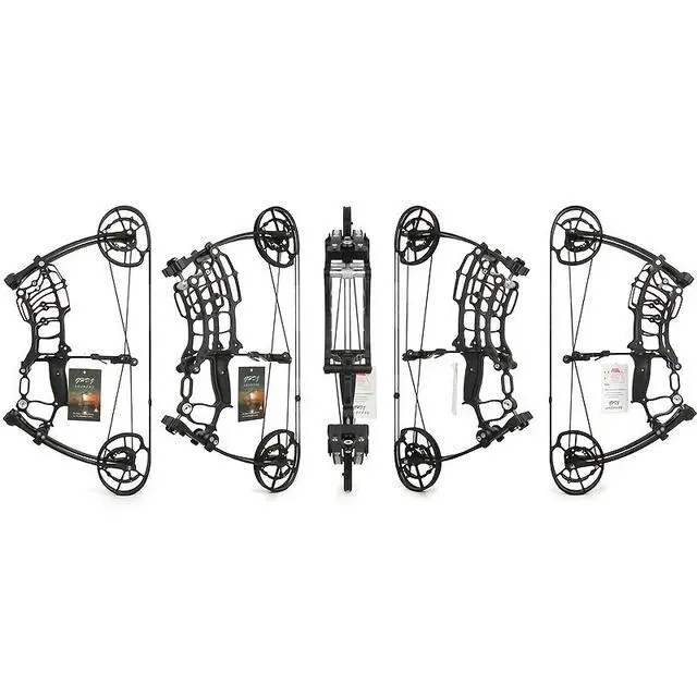Alt view image 3 of 7 - 1 Set 30-70 Pounds Adjustable Dual Purpose Compound Bow Set 25"-30" Adjustable Draw Outdoor Training Hunting Competition Gear