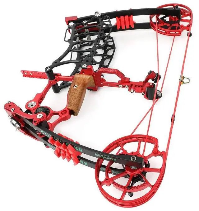 Alt view image 4 of 7 - Nano Dual-Use Bow Shooting Bow 7075 Aluminum Alloy 30-70lbs