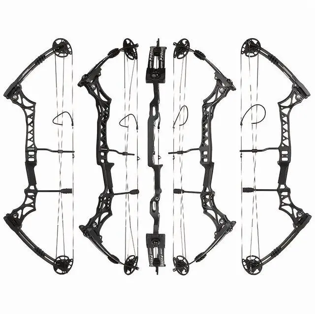 Alt view image 3 of 7 - JUNXING M108 Compound Bow Adjustable Hunting Archery Set 30-55lbs