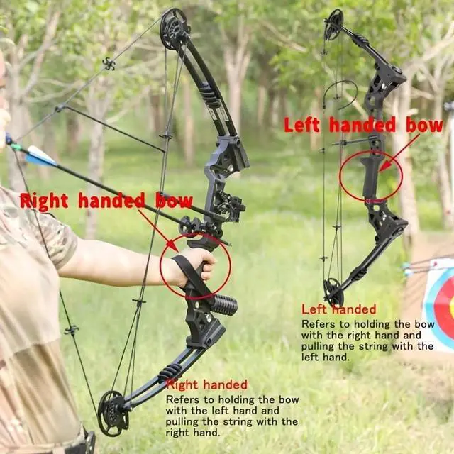 Alt view image 3 of 7 - JUNXING Dragon X8 Compound Bow Adjustable 20-70 lbs Hunting Bow