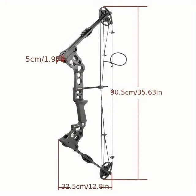 Alt view image 6 of 7 - JUNXING Dragon X8 Compound Bow Adjustable 20-70 lbs Hunting Bow