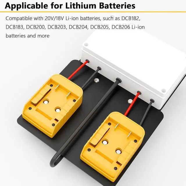 Alt view image 5 of 5 - Starlink Mini Battery Adapter Compatible with De.Walt Battery, Small and Portable Starlink Mini Mounting Kit