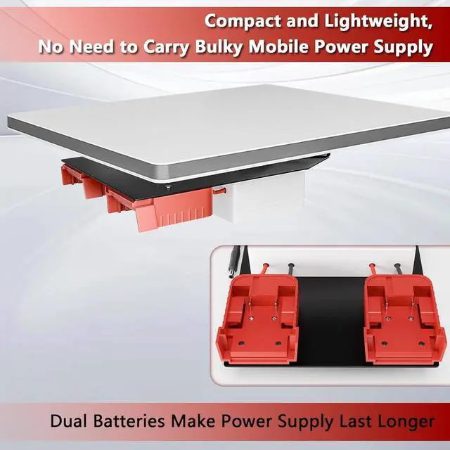 Alt view image 4 of 5 - Starlink Mini Battery Adapter Compatible with Mil.Waukee Battery, Battery Pack, Small and Portable Starlink Mini Mounting Kit, with Mini Adapter