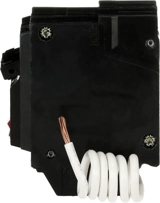 Alt view image 4 of 6 - ABB Q-Line® THQL2120GFT 20A Double Pole Circuit Breaker 20 Amp Double Pole Ground Fault Breaker with Self-Test 120/240 VAC 2-Pole GFCI Breaker Ground Fault Circuit Interrupter