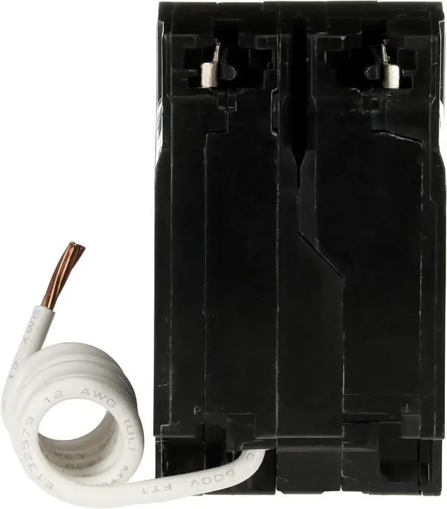 Alt view image 6 of 6 - ABB Q-Line® THQL2120GFT 20A Double Pole Circuit Breaker 20 Amp Double Pole Ground Fault Breaker with Self-Test 120/240 VAC 2-Pole GFCI Breaker Ground Fault Circuit Interrupter